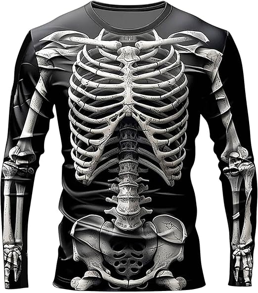 Venta Al Por Mayor De Camisa Esqueleto De Manga Larga Para Hombres Para Lucir Elegante En Cualquier Ocasión