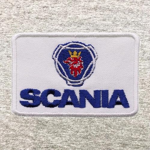 Lousãtextil - Patch brodé - Scania (Grand) - 15,14 cm x 10,0 cm - Multicolore - Classique