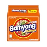 Ramen Korean Noodle Soup, 4.23 oz (Pack of 5)