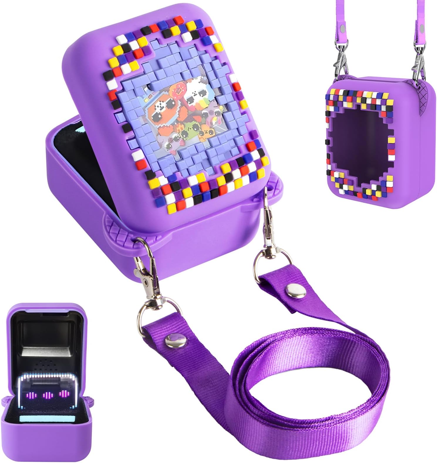 Silicone Case for Bitzee Interactive Digital Pet with Lanyard Made from Safe Material Compact and Portable Bitzee Case Effectively Protect Bitzee Interactive Toy Digital Pet Suitable for Kids