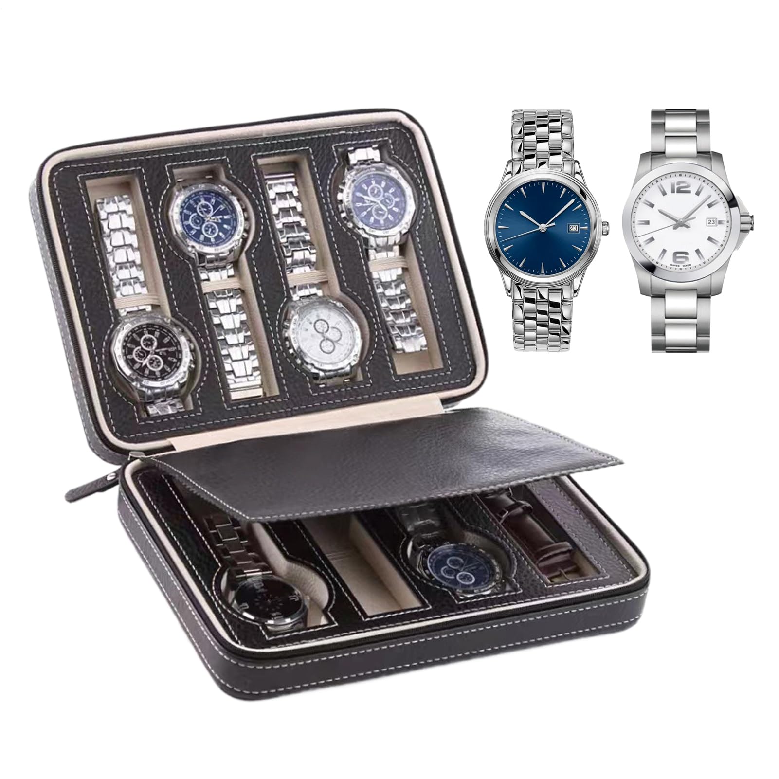 Organisateur pour montres idéal pour vos voyages d'affaires et vacances