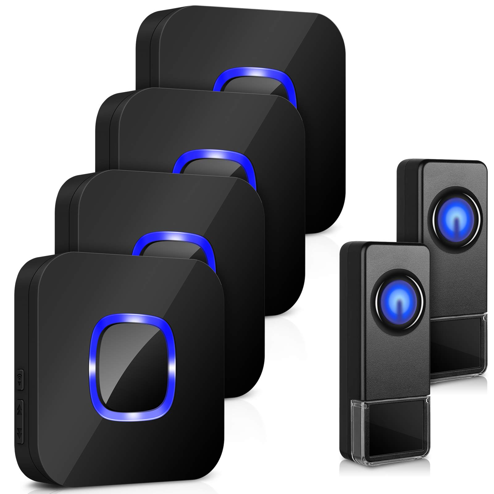 Buy Wireless Doorbell, BITIWEND Battery Operated at 1000ft Long Range