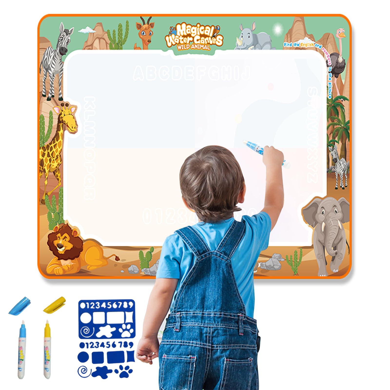 Tapis de Dessin pour Bébé - Tapis Matte à Eau pour Enfants - Jouets Éducatifs Cadeau 1-5 Ans Tapis de Dessin pour Bébé - Tapis Matte à Eau pour Enfants - Jouets Éducatifs Cadeau 1-5 Ans