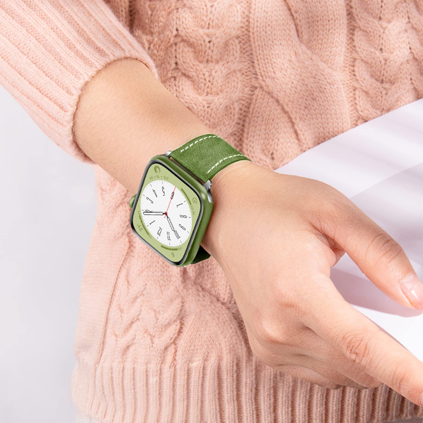 Amazon.co.jp: コンパチブル Apple Watch バンド 柔らかく心地よい軽量 
