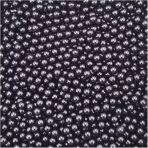 INSPIRELLE 2600 perlas sintéticas de plástico ABS multicolor sin perforar de 0.236 pulgadas para rellenos de jarrón, cuentas de maquillaje sin