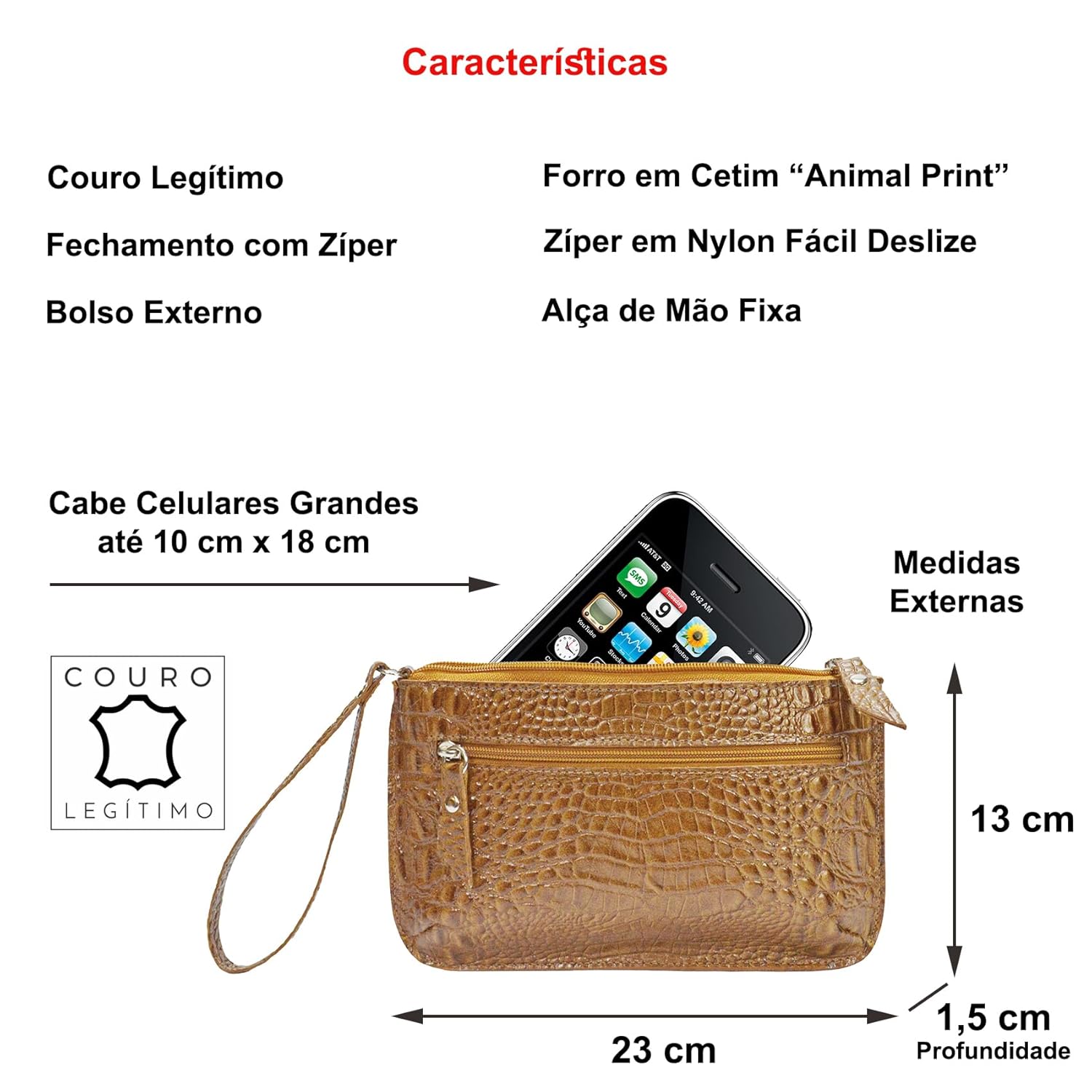 Bolsa Clutch Carteira de Mao e Porta Celular Feminina em Couro Legítimo Madamix MDXP046 em promoção! Veja a oferta e mais achadinhos de Bolsas 3 Hoje é o melhor dia para comprar Bolsa Clutch Carteira de Mao e Porta Celular Feminina em Couro Legítimo Madamix MDXP046 com aquele preço maroto! Promoção! Aproveite a oferta! 3