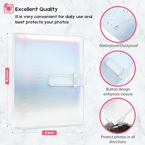 Miniatura 2 de Álbum de fotos de 256 bolsillos para cámara instantánea Polaroid Fujifilm Instax Mini 11 12 9 8+ 8 7+, KODAK StepCanon IVYHP Sprocket impresora