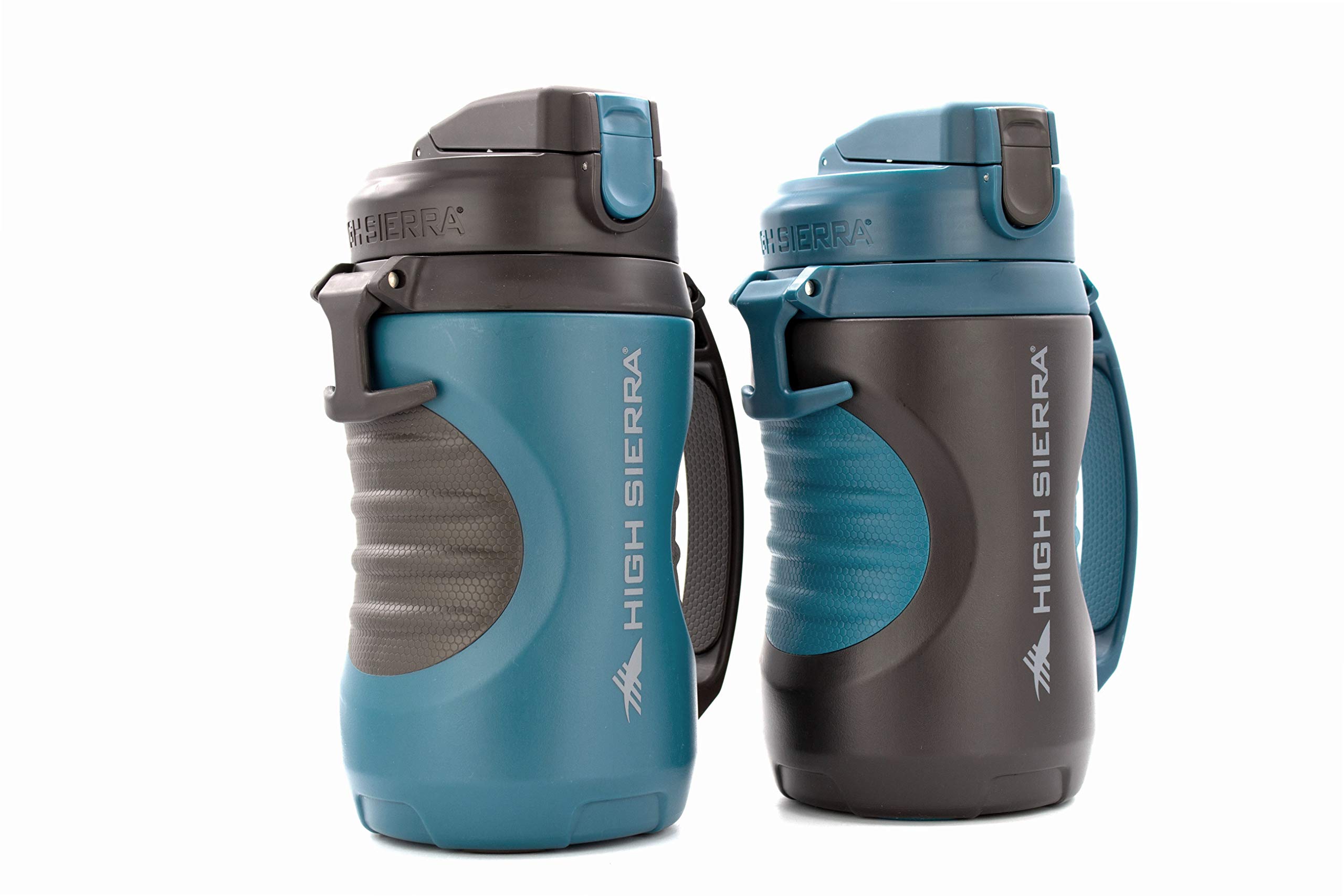 HIGH SIERRA, 2 Pack 64 oz Insulated Water Bottle, Keeps Liquid Cold for