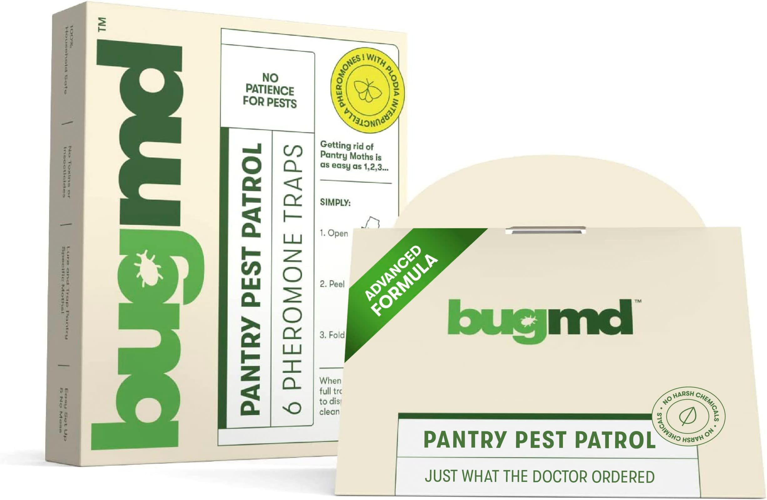 Pro Pest Pantry Moth & Beetle Traps 2 PreBaited Traps