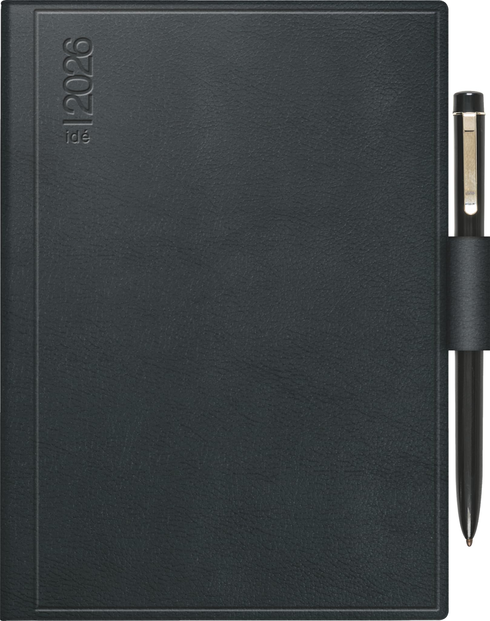 rido/idé Pocket Calendar Mod. perfect/Technik I 2026 | A6, Plastic, Black