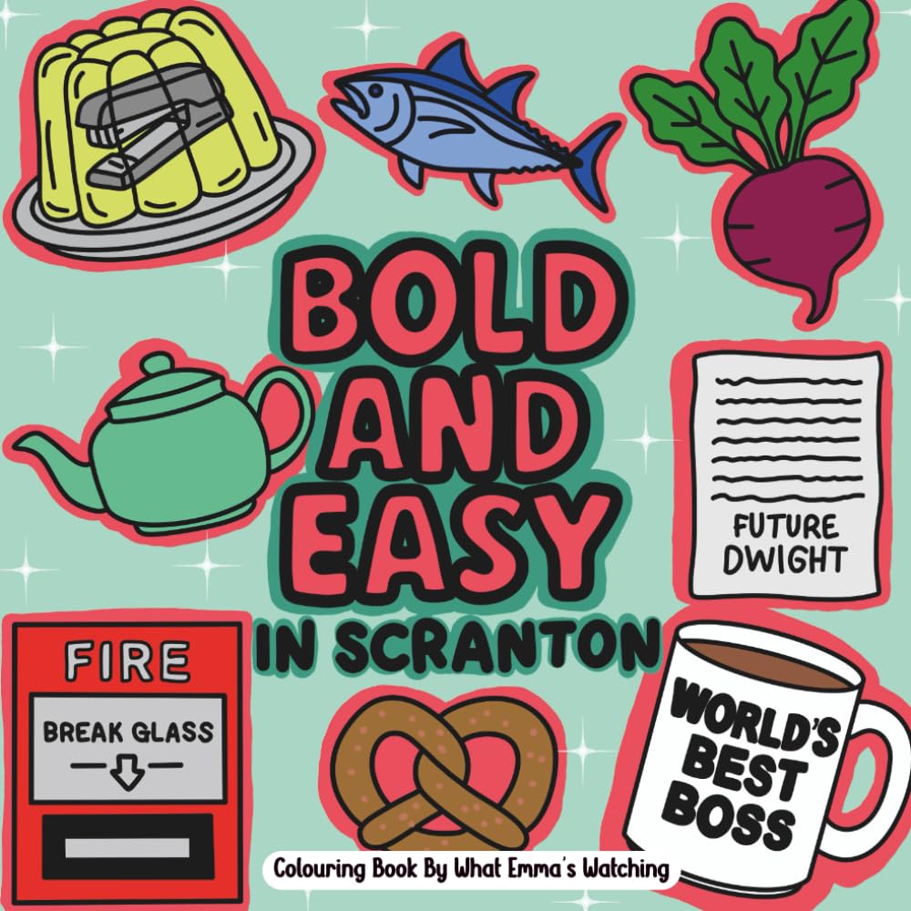Bold And Easy In Scranton Colouring Book: What Emma's Watching (Colouring Detail Practice Books)
