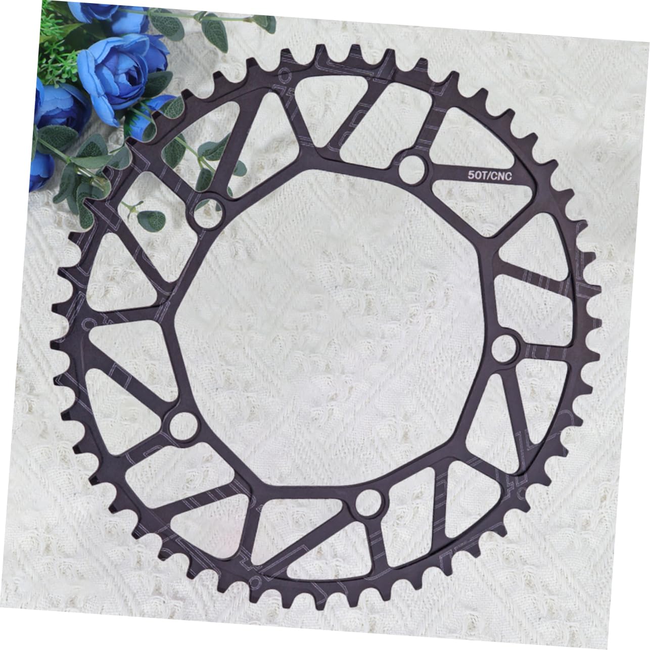 ibasenice 1 Pz Guarnitura Bici Bcd Piastra Dente Accessorio Resistente per Protezione e Sostituzione per Ciclisti Professionisti