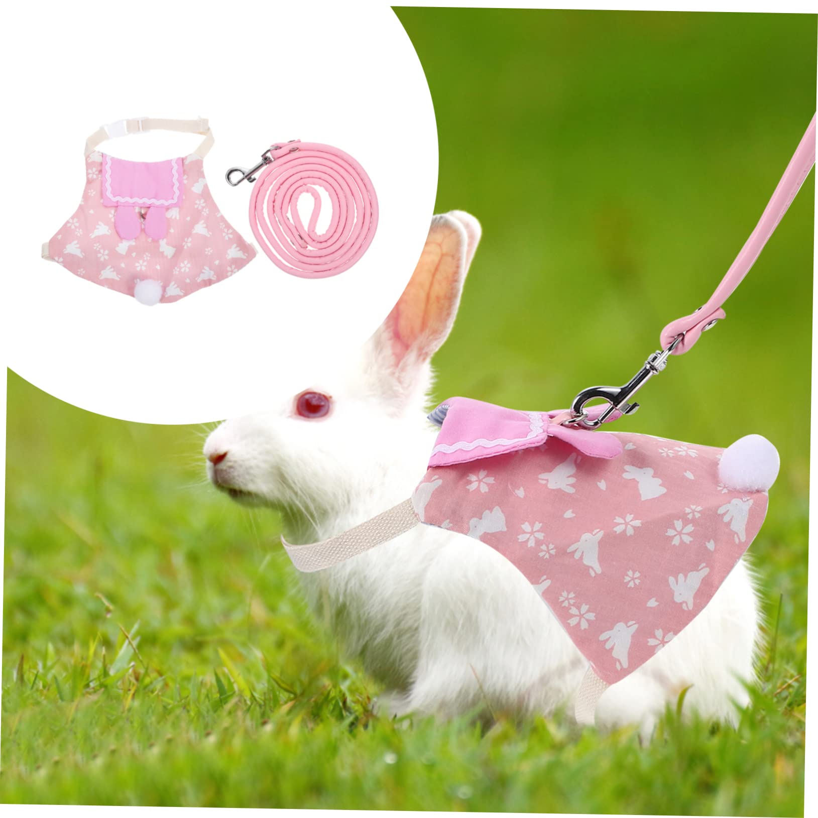 Milisten 4sätze Garment Bunny Kit Atmungsaktives Hasengeschirr Mit Leine Für Kleine Haustiere Für Fotos Und Besondere Anlässe