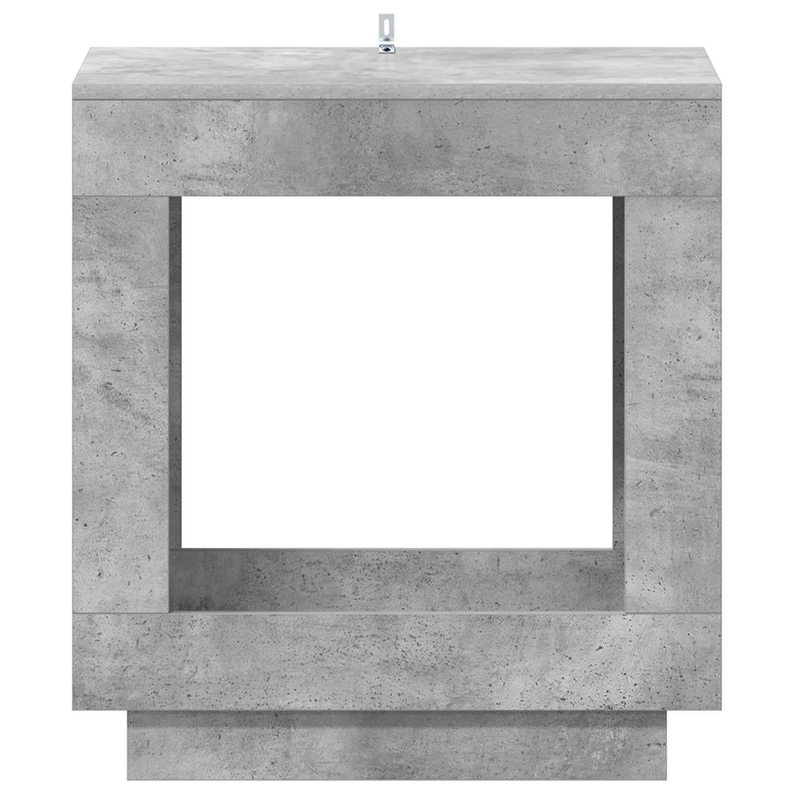 Drewnopochodny prostokątny Nowoczesny do salonu 60 x 40 x 65 cm Szary