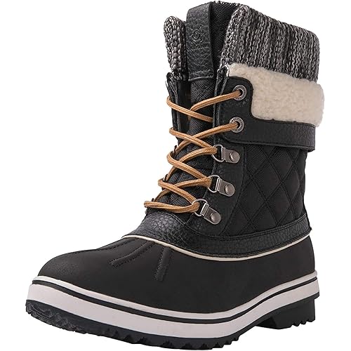 GLOBALWIN Women's Waterproof Winter Snow Boots