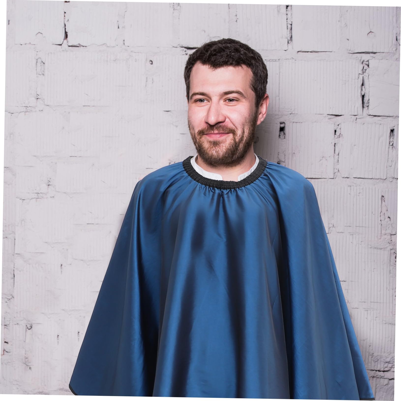 FRCOLOR Color-Changing Hairdressing Cape Waterproof Stylist Cutting Apron Barber Gown with Sleeves Lightweight Protective Salon and Home Use 67X59 Inches - Image 4