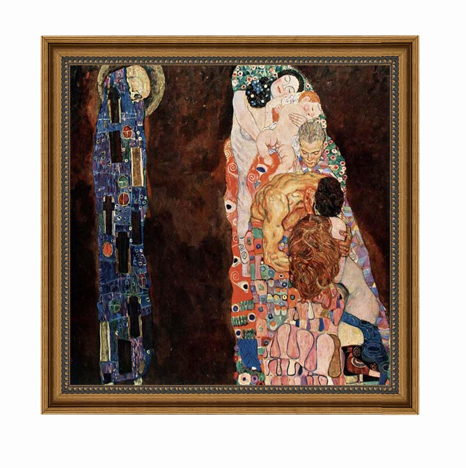 Amazon.com: CURVIG 《Death and Life》by Gustav Klimt | Painting