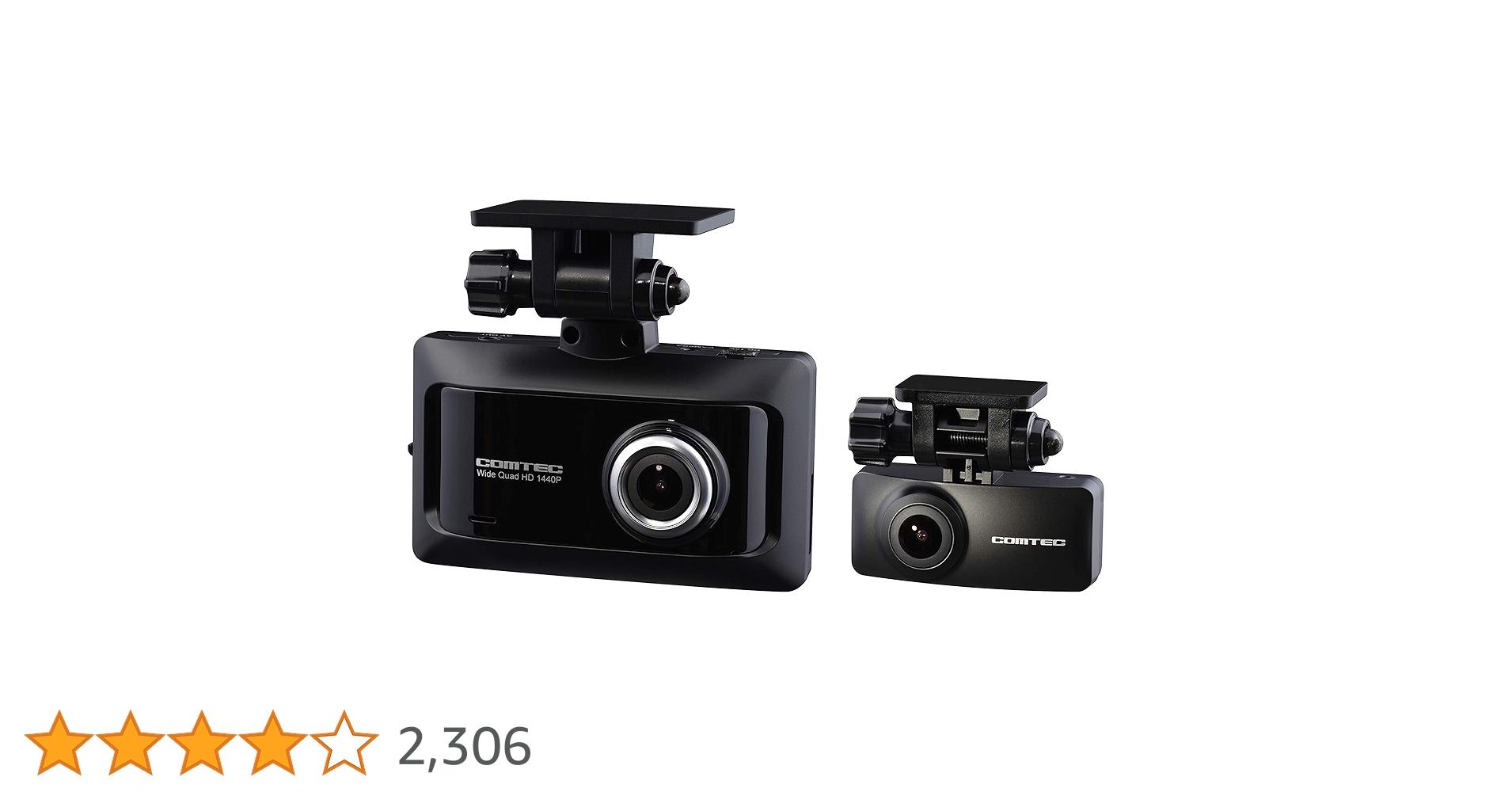 Amazon | コムテック 車用 前後2カメラ ドライブレコーダー ZDR026