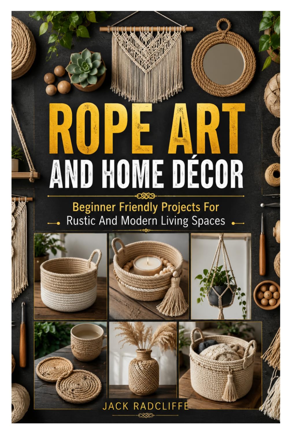 ROPE ART AND HOME DÉCOR: Beginner Friendly Projects For Rustic And Modern Living Spaces