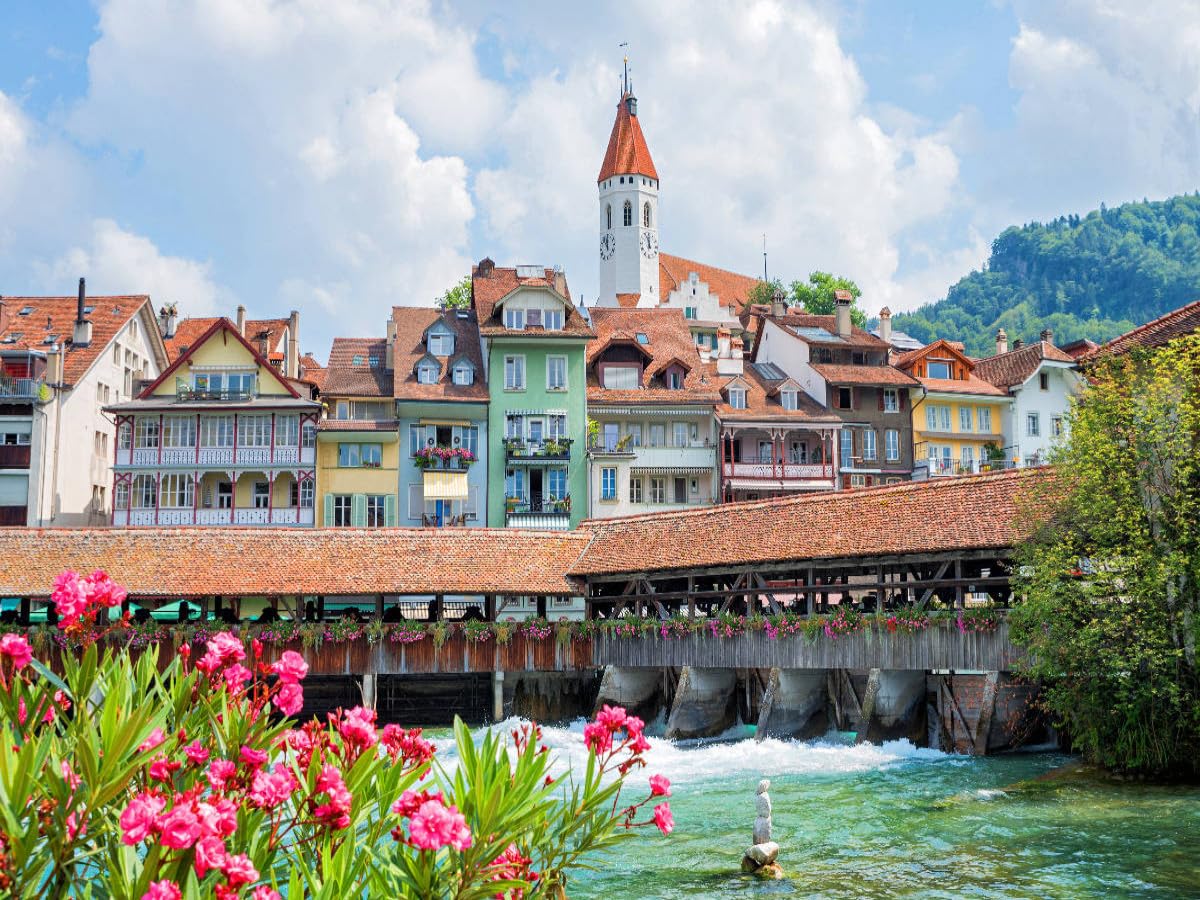 CALVENDO Puzzle Historische Altstadt Von Thun 1000 Teile Puzzle quer 1000 Pieces 64 x 48 cm from SusaZoom