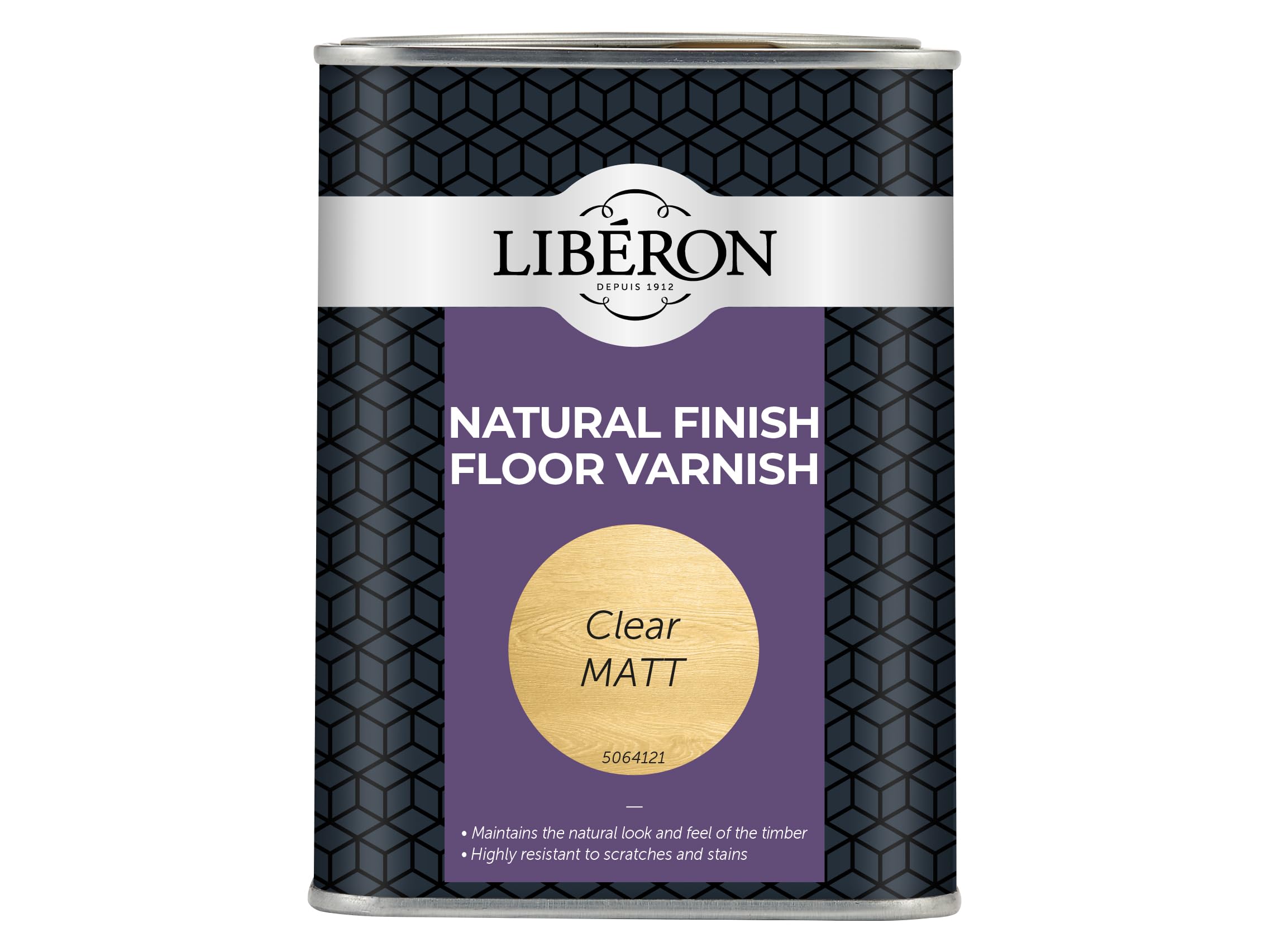 Liberon 126852 Natural Finish Floor Varnish Clear Matt 1 litre