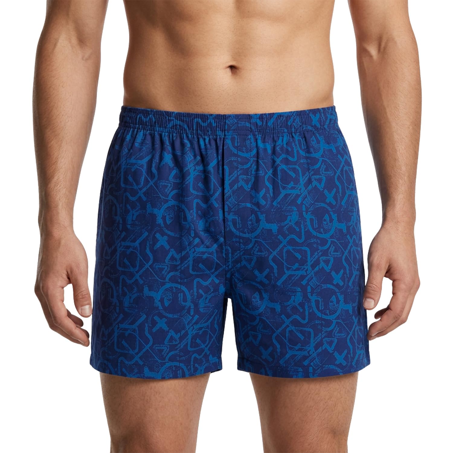 bonjour Men's 100% Cotton Printed Mid Rise Shorts | Soft Comfortable Casual Shorts for Men | Relaxed Fit Lounge Wear with Breathable Fabric for Daily Use-picture-50