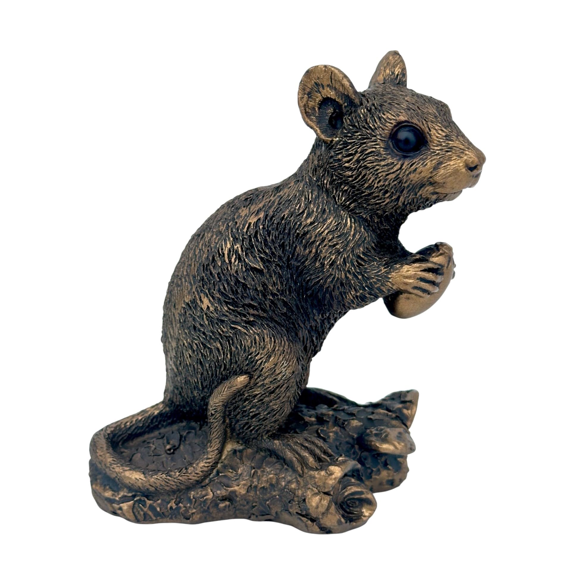 Animal Crackers Bronze Reflections D Mice Collectables, Realistic Effect Finish, Boxed (Mouse With Acorn)