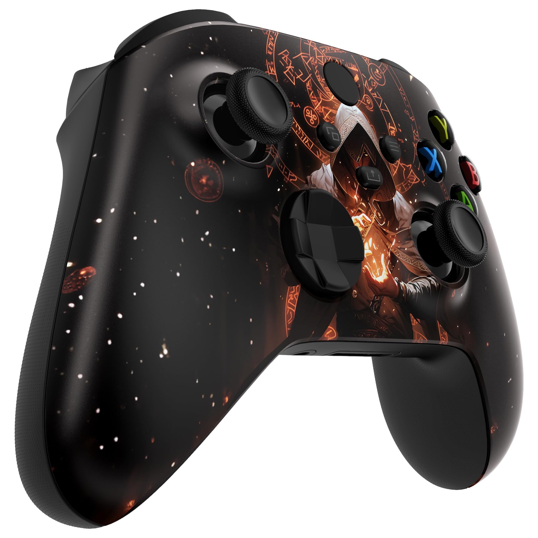 eXtremeRate Coque de Rechange pour Manette Xbox Series X et S – Libérez Votre Style – Accessoires personnalisés Dark Magic pour Manette Xbox Core sans Fil [Commande Non Incluse