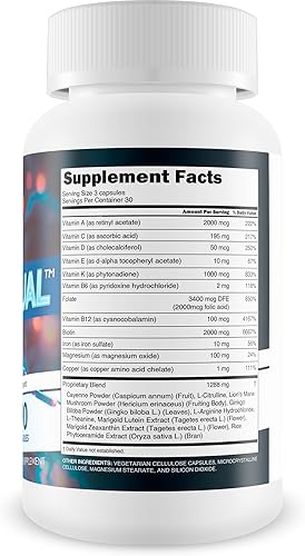 Miniatura 2 de Ritual de hielo nervioso - Okinawa capsaicina para neuropatía - Suplemento de apoyo nervioso de vitamina B12 - Flujo nervioso central para alivio de