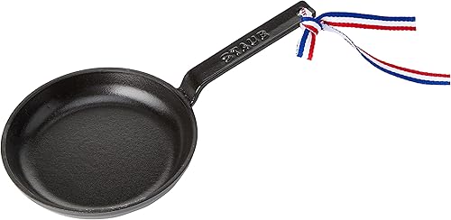 STAUB Mini sartén de hierro fundido, negro, 4.7 in