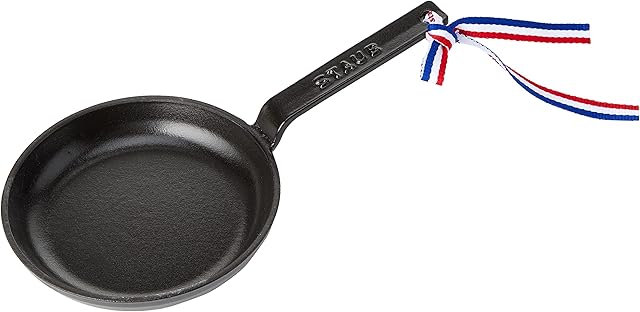 STAUB Cast Iron Mini Frying Pan, Black, 12 cm