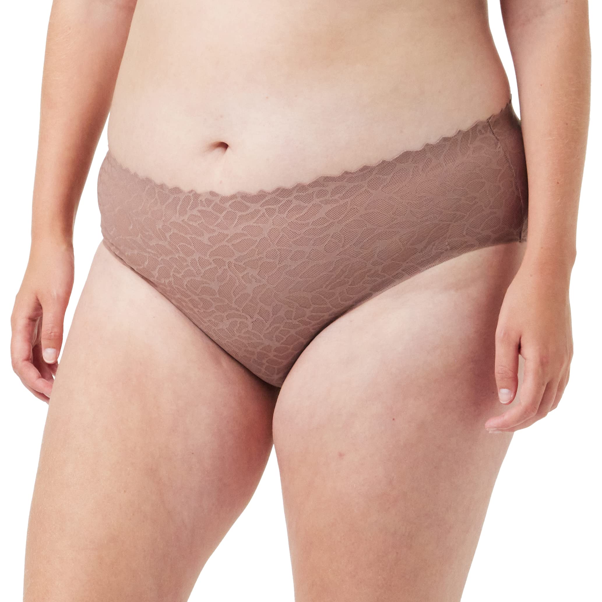 Sloggi Women's sloggi Zero Feel Lace 2.0 Hipster Underwear, CACAO, L