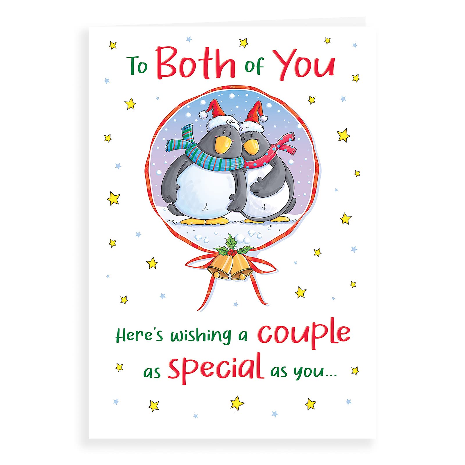 Piccadilly Greetings Regal Publishing Humour Christmas Card to Both of You - 9 x 6 inches