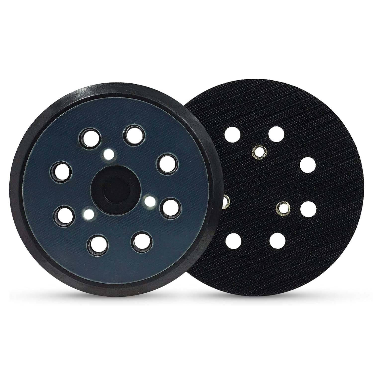 2Pack 5 Inch 8 Hole Replacement Sander Backing Pad, 125mm Sanding Discs with Hook & Loop 3 Screw Orbital Sander Accessories for Makita Random Orbital Sanders BO5041 BO5031 BO5040 BO5012 BO5020 BO5021