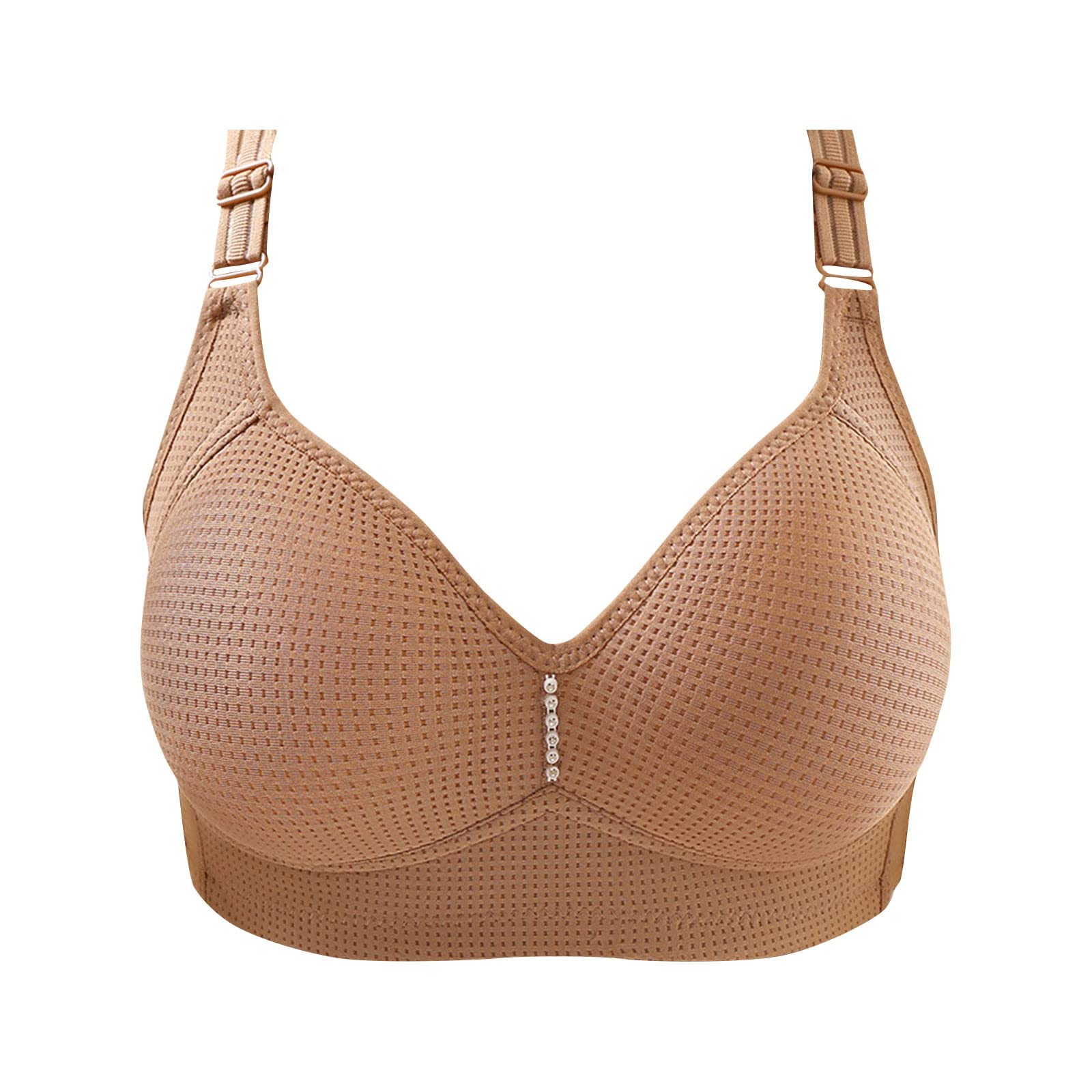 Adjustable Shoulder Straps Bra for Women,Unlined Non Padded Lace Plus Size Bras Figure Bras Sagging Bra Underwear