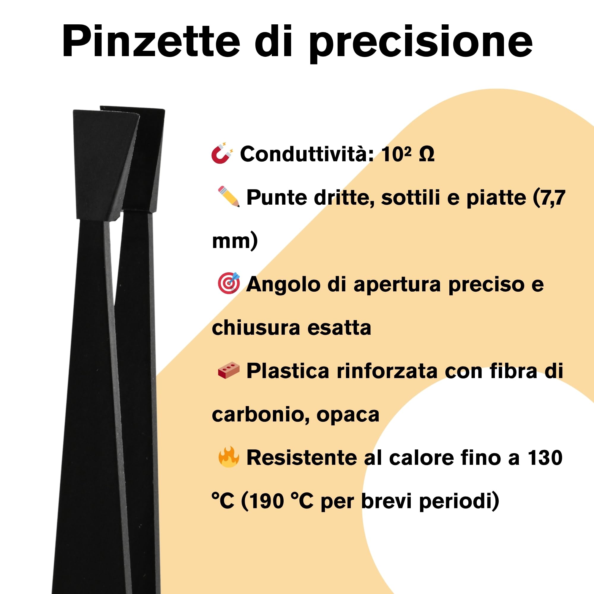 BERNSTEIN Set di manipolazione ESD, 7 pezzi | Tappetino ESD, nero (50 x 40 cm) + cavo di messa a terra + spina di messa a terra