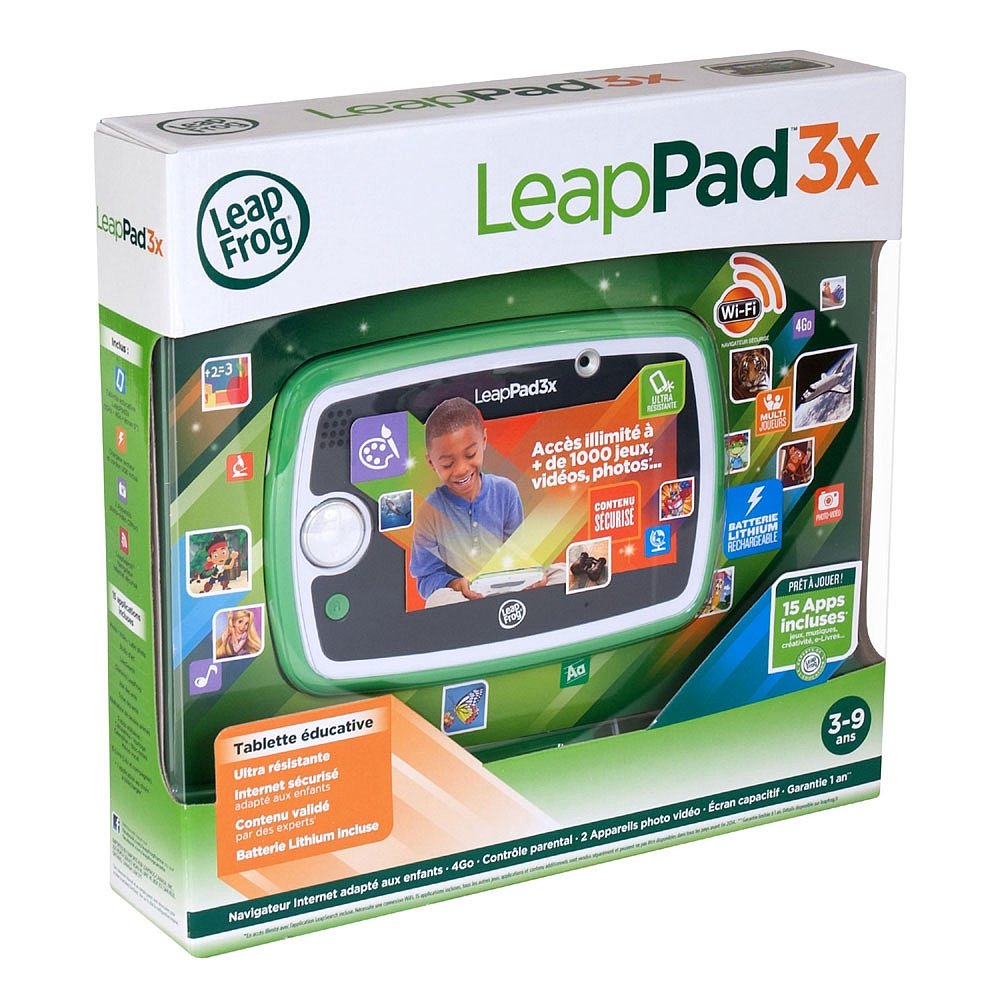 LeapFrog - 81500 - Jeu Electronique - Tablette Tactile Leappad 3 - Vert