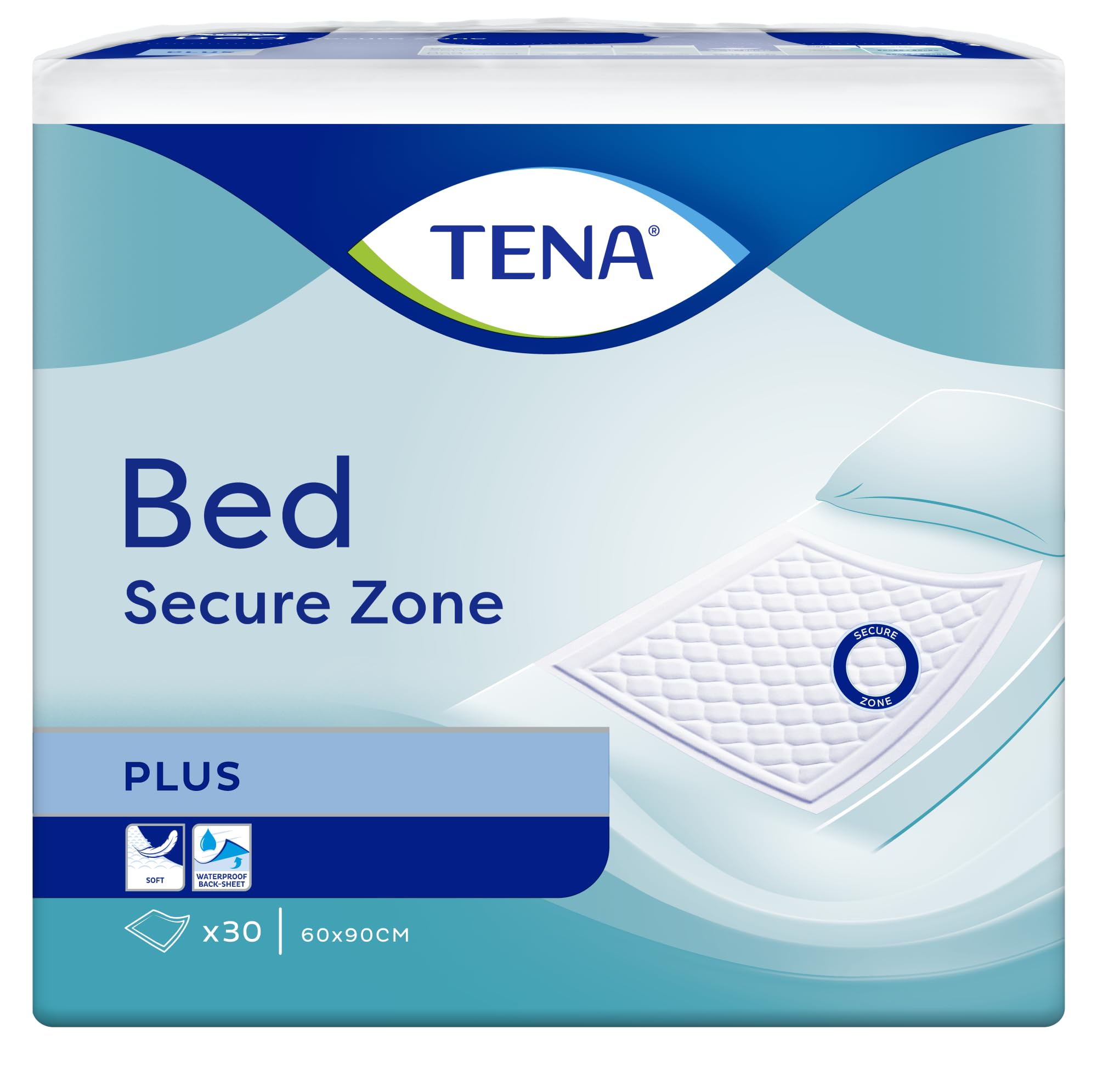 Tena Bed Plus 60x90cm Bulk Buy Carton of 4 x30 by Tena