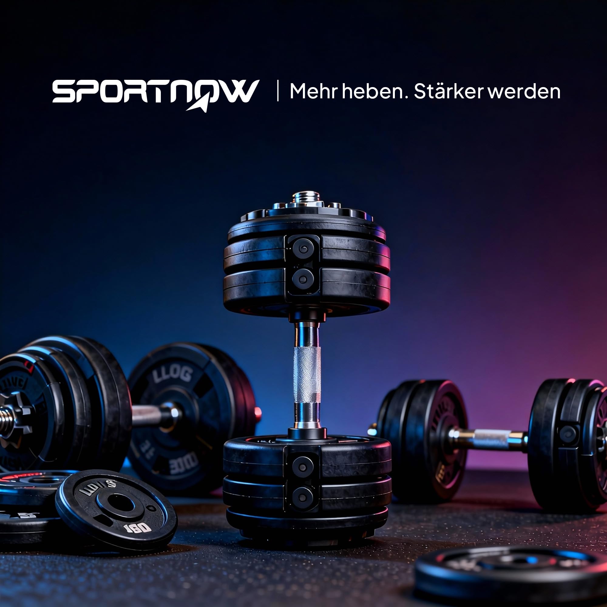 SPORTNOW Regulowane hantle 5-25 kg z półką, antypoślizgowy uchwyt, szybka regulacja, oszczędność miejsca, zestaw krótkich hantli do domu, studia fitness