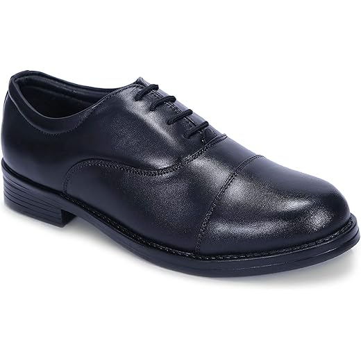 Black Formal Leather Shoes for Women