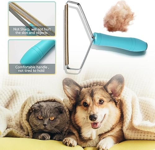Miniatura 3 de 5Packpet Hair Removaltool, removedor de pelusas para gatos, removedor de pelo de perro, rastrillo de alfombra