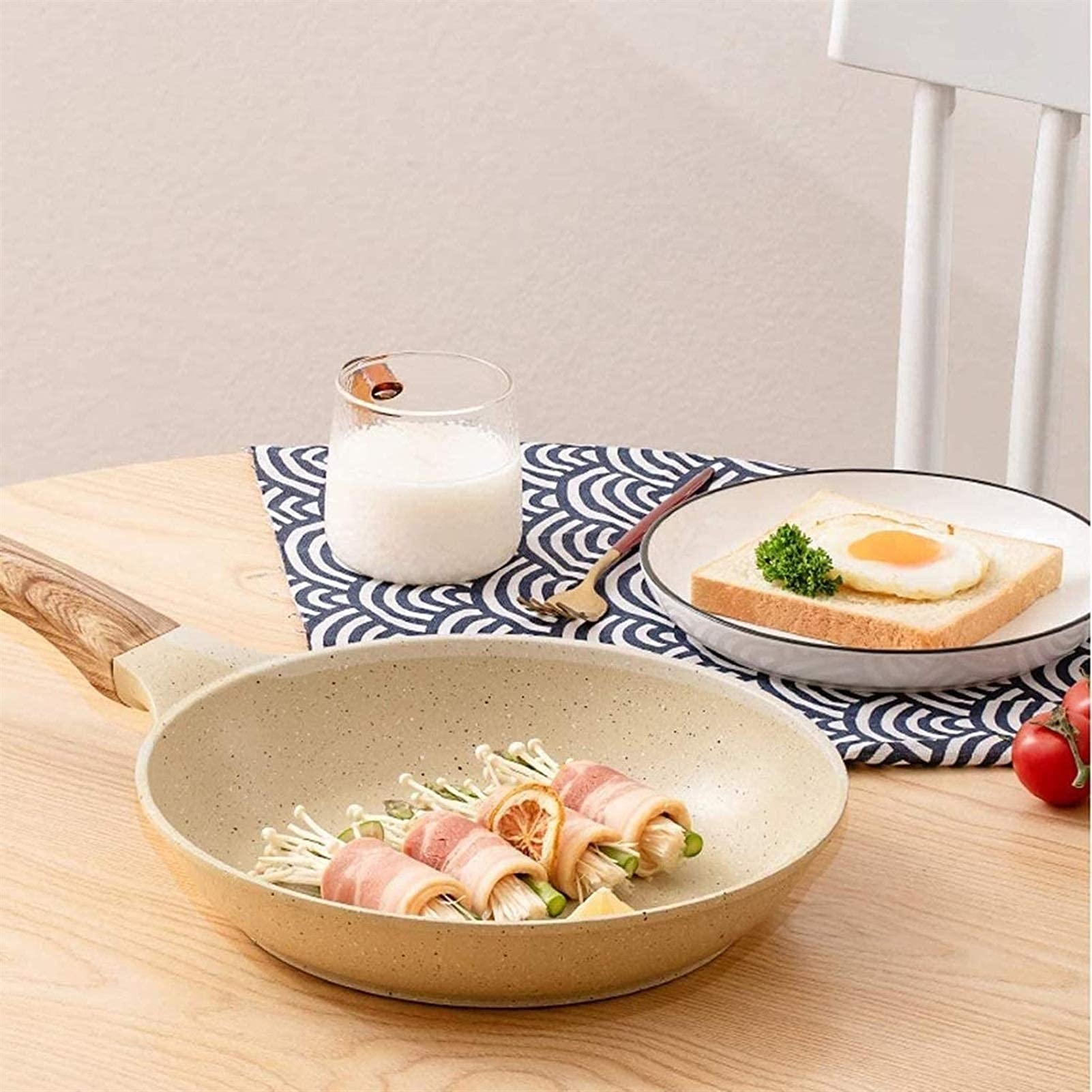 Poêle à sauter professionnelle, ustensile de cuisine pour la maison, poêle à frire, poêle à crêpes, poêle à steak antiadhésive, cuisinière à induction domestique, cuisinière à gaz spéciale, durable