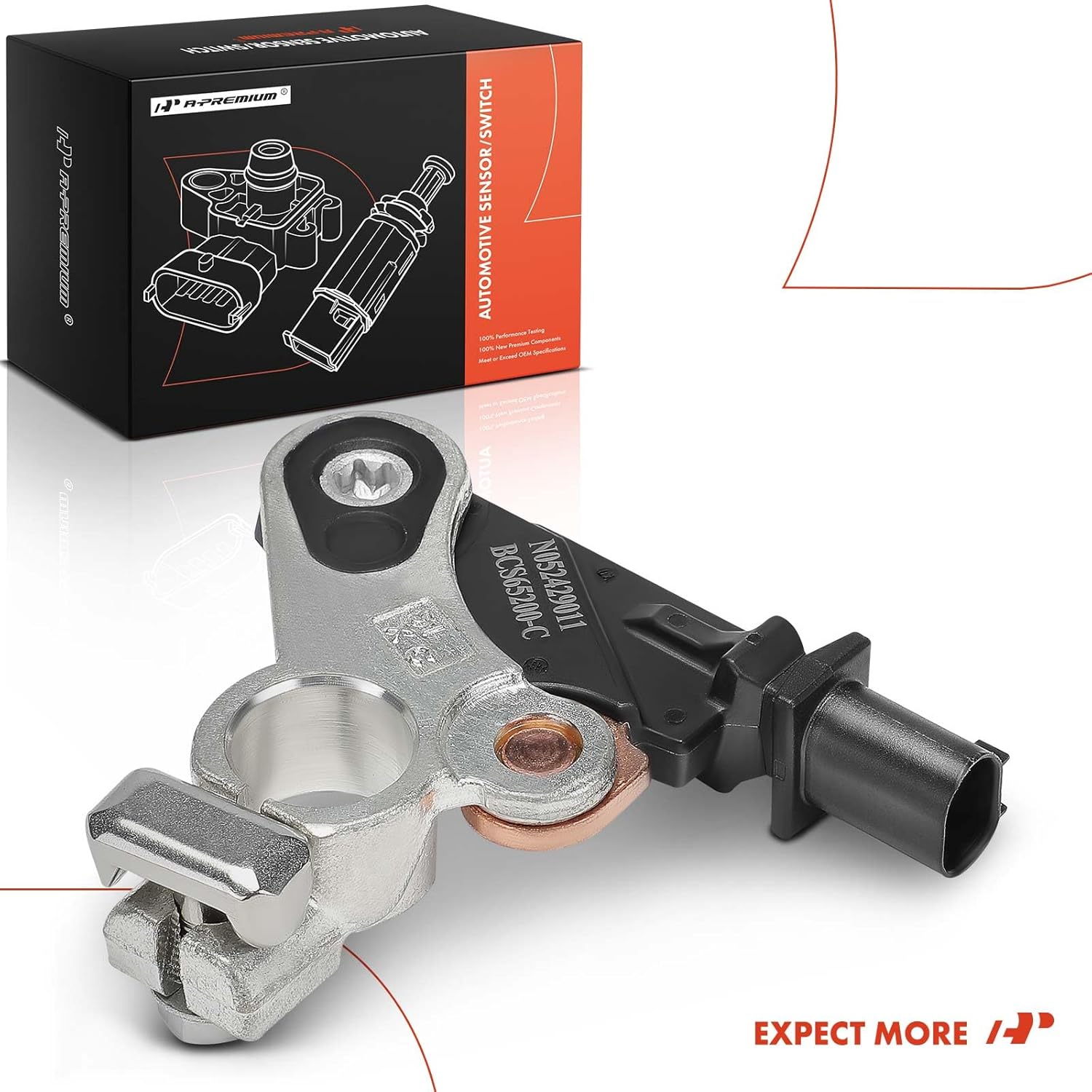 A-Premium Battery Current Monitor Sensor Module Compatible with Ford F-150 2015-2019, Edge 2016-2019, Fusion 2013-2019 & Lincoln MKZ 2013-2019