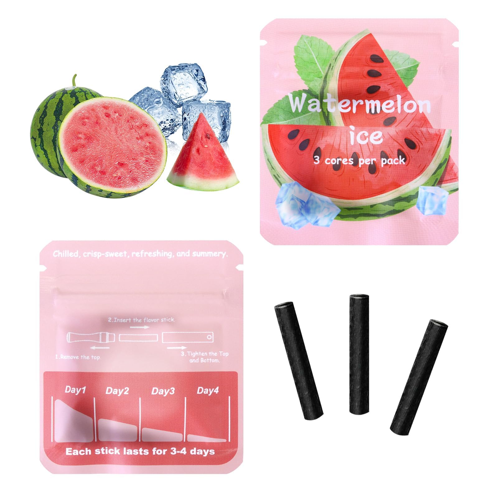 CARITATE Austauschbar Geschmack Filter für Atemkette, Mehrere Geschmack Optionen Aroma Pads, Perfekt für Entspannungsmomente
