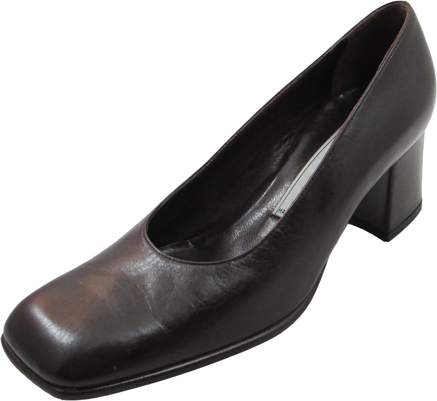 Alberto Zago 1554 Women's Leather Dress/Casual Leather Low Heel Round Toe Shoes