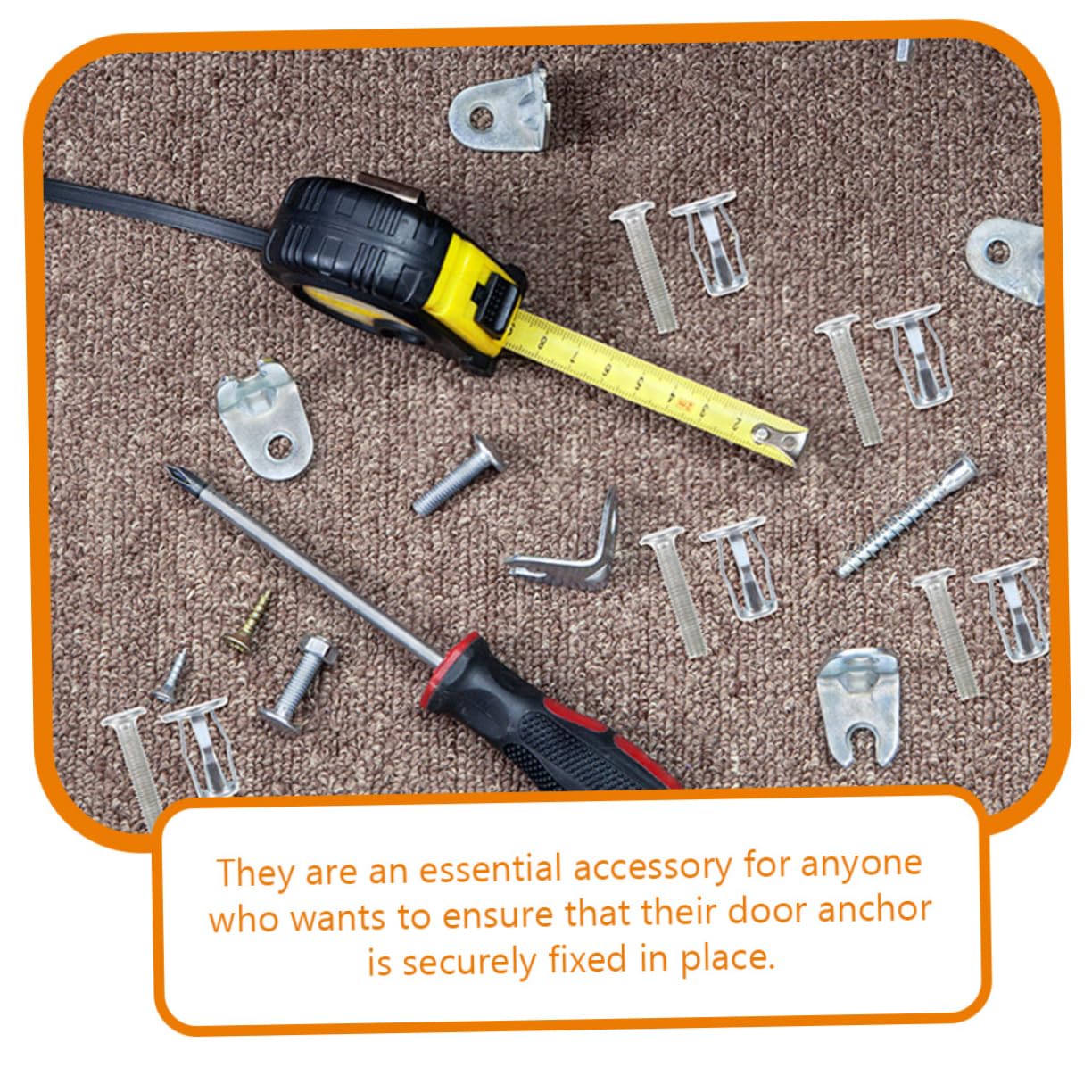 Cabilock 25Pcs Expansion Nuts for Hollow Wall Anchors Decorative Bolts for Hollow Doors Easy to Install Fasteners for Security