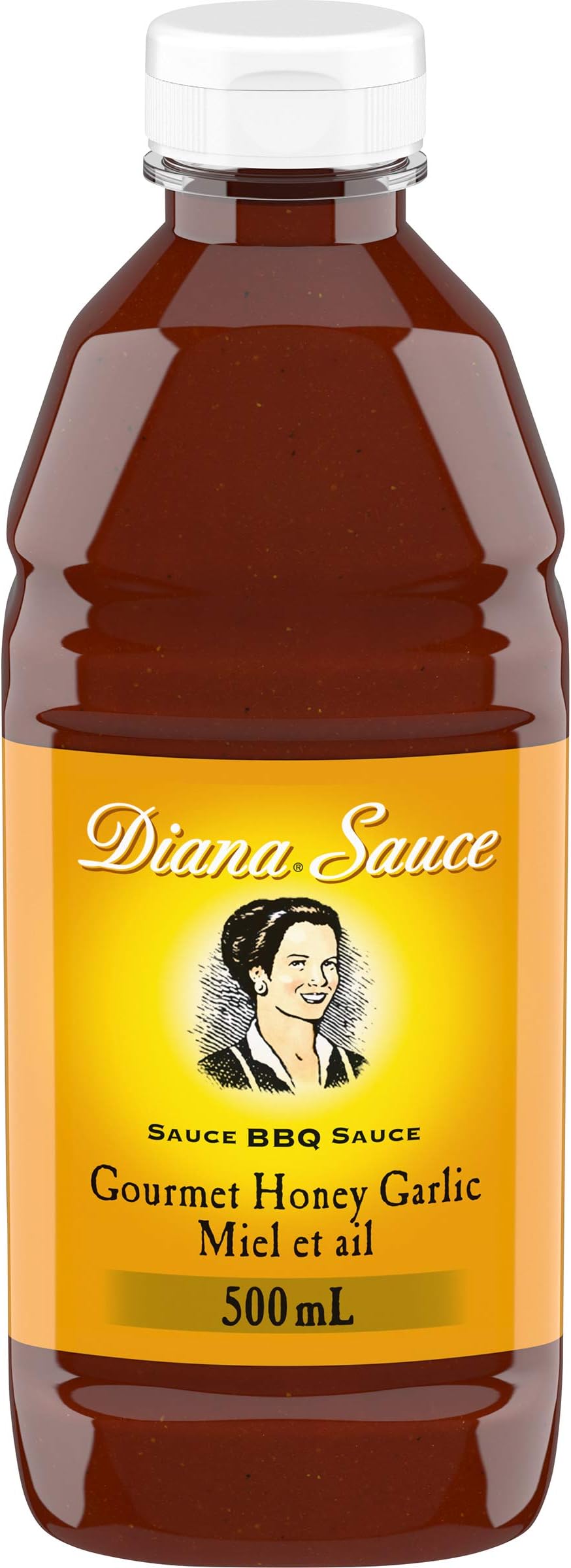 DIANA Sauce, Honey Garlic, 1ct, 500ml /16.9 oz {Imported from Canada}