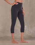 Colorfulkoala Capris de yoga haute taille pour femmes 21" Leggings d'étanchéité avec des poches