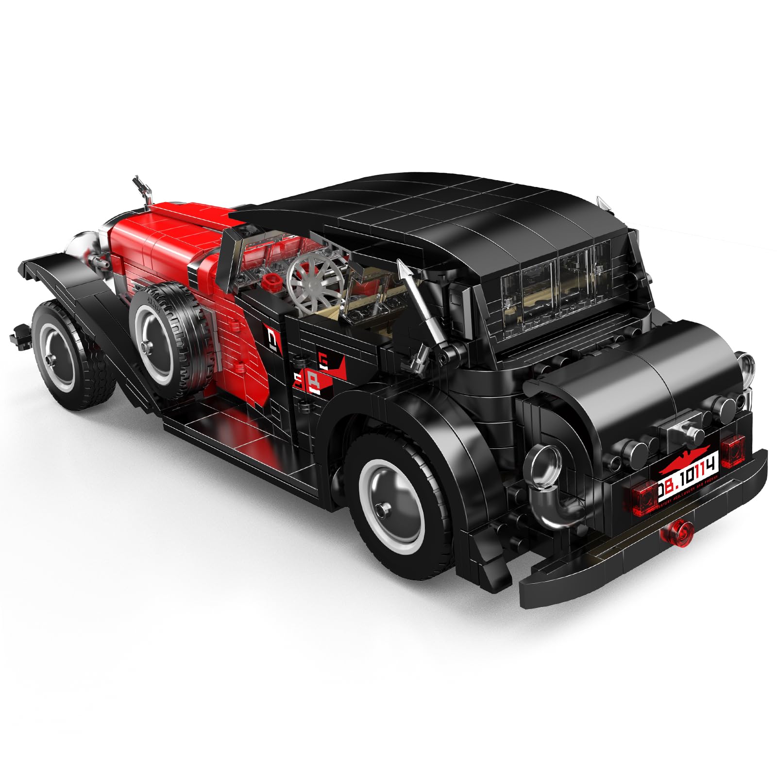 Mould King Set Costruzioni Auto Sportiva Agera RS - 389 Pezzi Con Vetrina Acrilica, Modello Supercar Per Bambini 8+ Anni