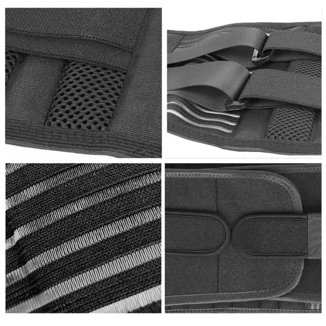 Ceinture Lombaire de Soutien Réglable – Soulagement du Dos et Douleurs Lombaires – Homme/Femme – Tailles M, L, XL, XXL – Maintien des Vertèbres pour Travail, Sport, et Posture